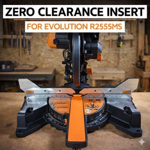 Zero Clearance Insert for Evolution R255-SMS
