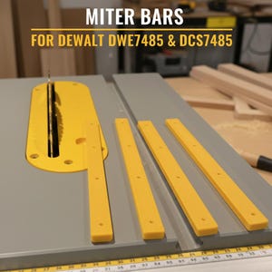 4 miter bars for table saw Dewalt DWE7485 and DCS7485