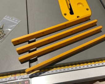 4-Pack Dewalt Table Saw Miter Bars - Fits DWE7492, DWE7491, DW745, DWE7480, More