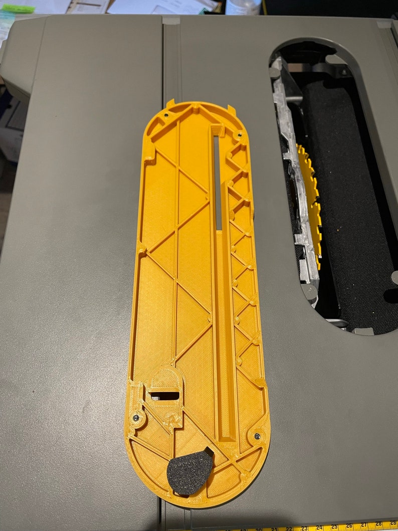 Zero clearance insert for table saw Dewalt DWE7485 and DCS7485 Etsy 日本