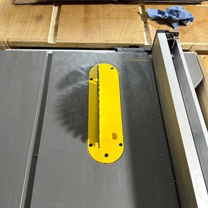 Zero clearance insert for table saw Dewalt DWE7492,DWE7491, DWE7480, DWE7499, DWE7490, DWE7490X