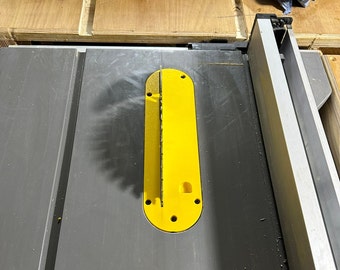 Zero clearance insert for table saw Dewalt DWE7492,DWE7491, DWE7480, DWE7499, DWE7490, DWE7490X