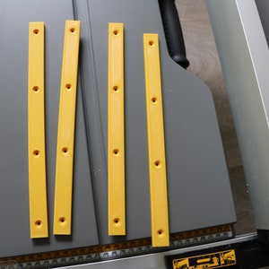 4 miter bars for table saw Dewalt DWE7492,DWE7491, DW745, DWE7480, DWE7499, DWE7490 afbeelding 1