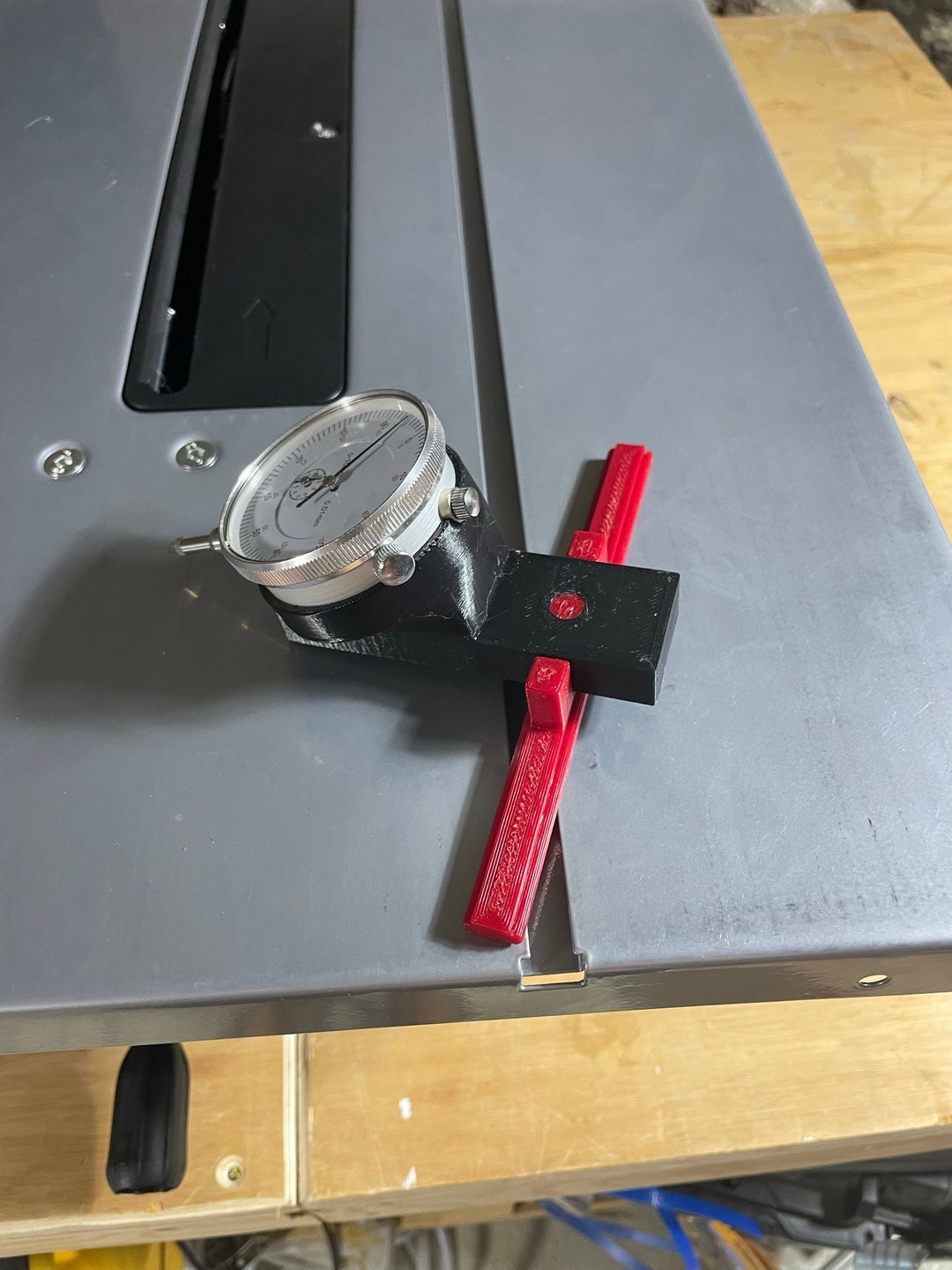 Scheppach HS110 or HS250L Dial Indicator Jig for Saw and Fence Etsy