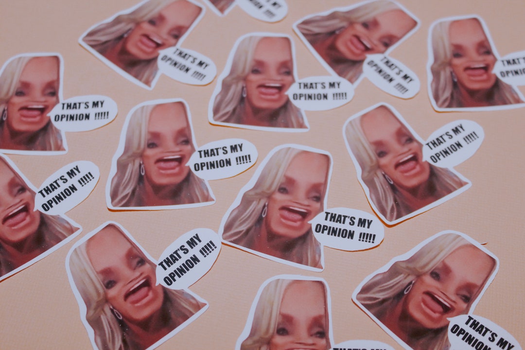 That's My Opinion Vine Sticker Vine Stickers Water Etsy