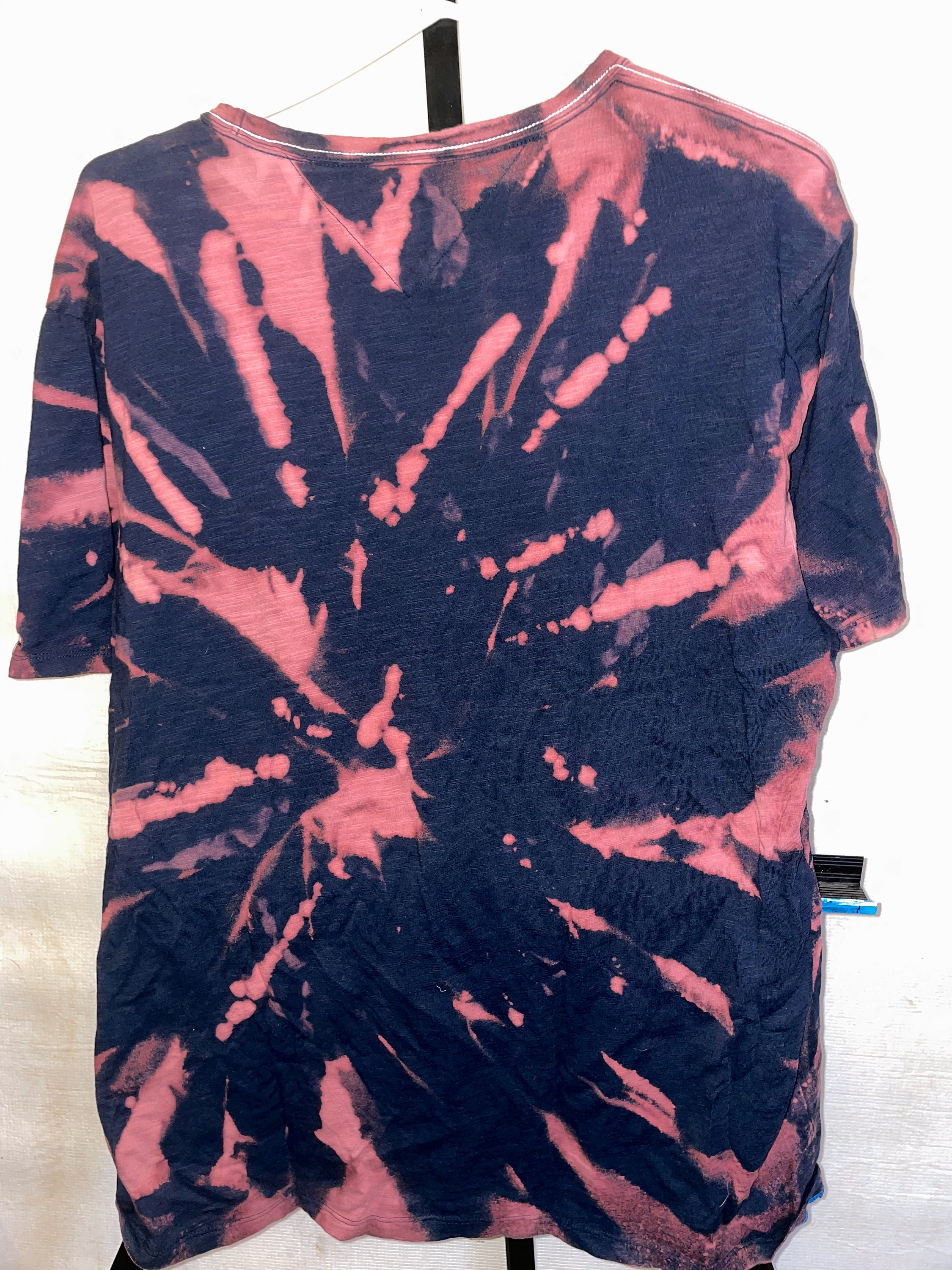 Bleach tie dye thrifted t-shirt | Etsy