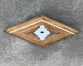 Light Diamond Deco - Wood Wall Hanging