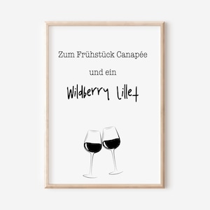 Wildberry Lillet Lyrics | Nina Chuba Lyrics | digital download | Lyrics Poster | lyrics posters | Gift Best Friend | Lillet | aperole