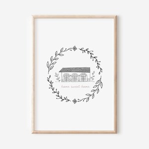 home sweet home Print | Welcome Poster| digital download | Home Posters | House Entrance Poster | housewarming gift