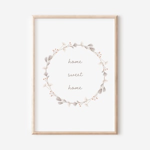 home sweet home posters | Welcome Sign | digital download | Welcome Poster | Spring Deco | House entrance decoration