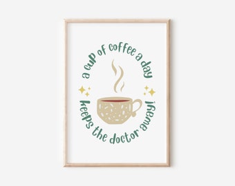 coffee lover print | Digital Download | Coffee Poster Kitchen | Coffee Sign Kitchen | Funny posters Kitchen | saying poster