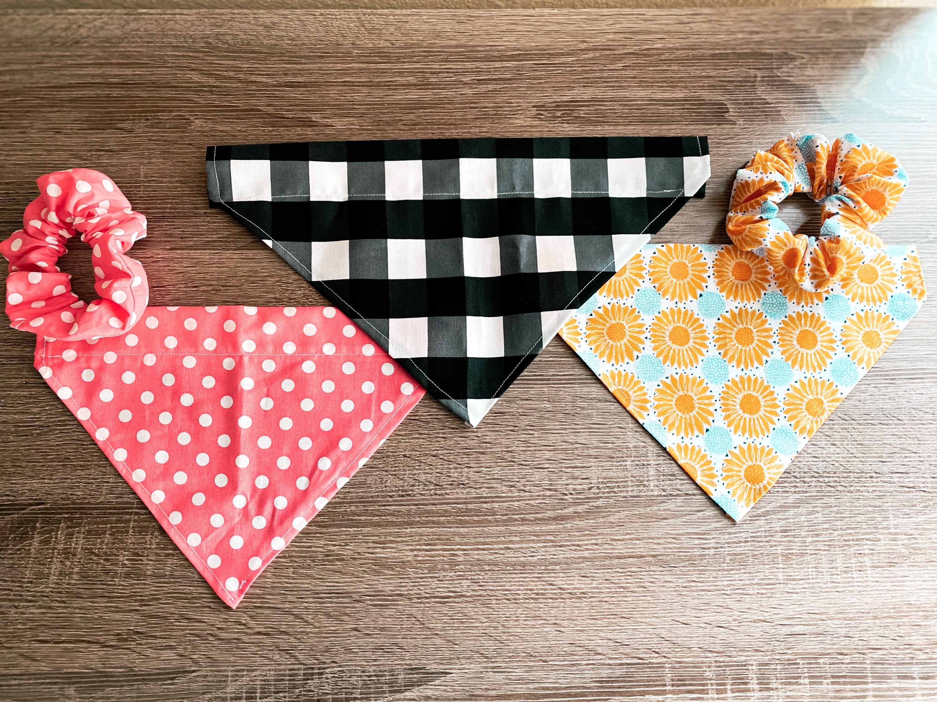 Matching Scrunchie and Dog Bandana Etsy Australia