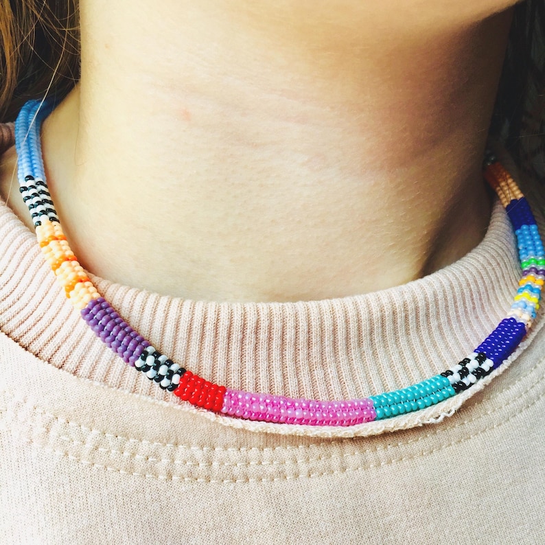 colorful necklace