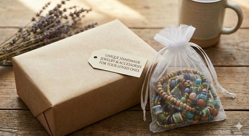 Handwoven Glass Seed Bead Choker: Colorful Abstract Boho Gift Necklace, Statement Jewelry image 8