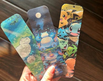 Juego de marcapáginas laminados de Pokémon TCG – Paquete de 3