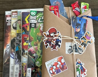 ¡Cita a ciegas con un cómic, 5 cómics sorpresa / DC, Marvel, Star Wars o una mezcla de los 3! Amantes de los cómics