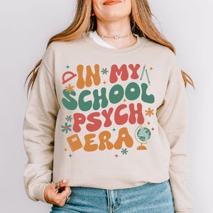 In My School Psych Era Sweatshirt, Retro School Psychologist Shirt, School Psych Hoodie, Back To School Tee, Teacher Era Shirt