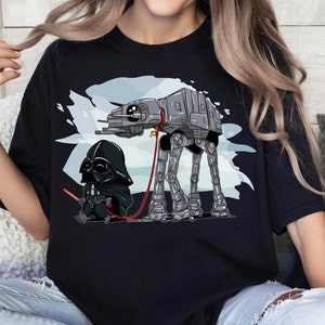 Disney Star Wars Shirt, Dog Lover Darth Vader T-Shirt, AT-AT Walker Shirt, Star Wars Pet Owner Sweatshirt, Disneyland Family Vacation Shirt