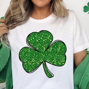 Cute St Patrick&#39;s Four Leaf Clover Tee, St. Patrick&#39;s Day Sweatshirt, Saint Patrick&#39;s Day Tee, Irish Day Shirt, Shamrock Sweatshirt