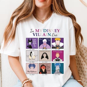 In My Disney Villain Era Shirt, Evil Queen Tee, Villains T-shirt, Evil Friends Tee, Magic Kingdom Sweater, Disneyland Trip Shirt
