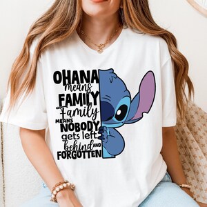Disney Stitch Family T-shirt, Disney Lilo And Stitch Shirt, Disney Family Matching Hoodie, WDW Family Vacation Sweater, Stitch Lover Shirt