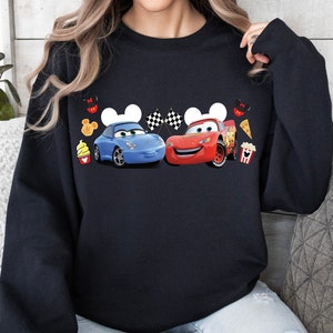 Lightning McQueen And Sally Sweatshirt, Disney Cars Shirt, Cars Friends T-shirt, Couple Shirt, Disney Shirt, Disney Lightning McQueen Tee