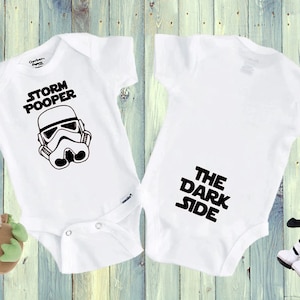 Maglietta per neonati Storm Pooper, Maglietta Dark Side, Maglietta per neonati Star Wars, Maglietta per neonati Galaxy Wars, Maglietta Storm Trooper, Maglietta per neonati