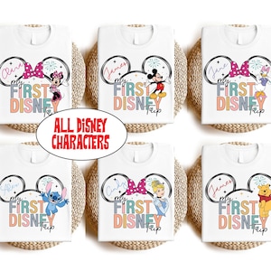 2026 Family Vacation Shirt, First Theme Park Trip Tee, Cute Cartoon Friends Matching Shirt, Travel Squad Sweatshirt, Custom Group Trip Tee