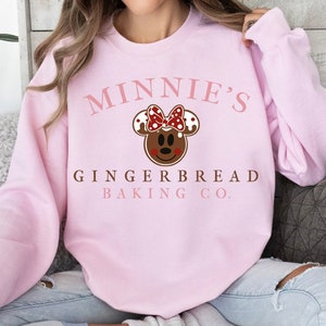 Minnie Gingerbread Shirt, Gingerbread Sweatshirt, Christmas Shirt, Minnie Baking Co, Mini Mouse Christmas Gingerbread Shirt