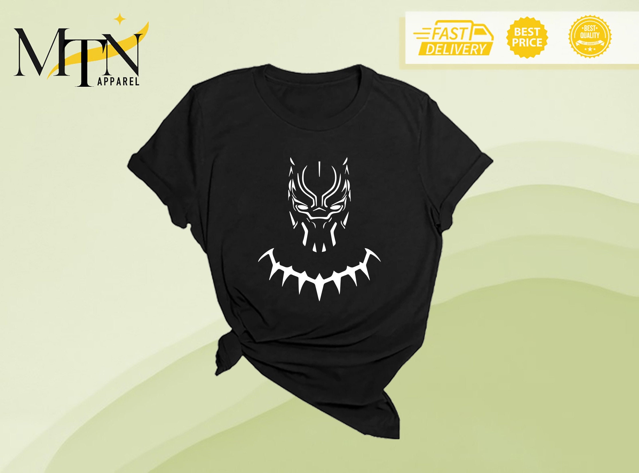 Black Panther Tshirt - Etsy