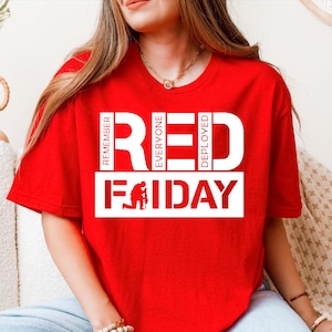 On Friday We Wear Red Shirt, We wear Red Remember Everyone Deployed, American Flag Us Veteran T-shirt, American Flag  T-shirt