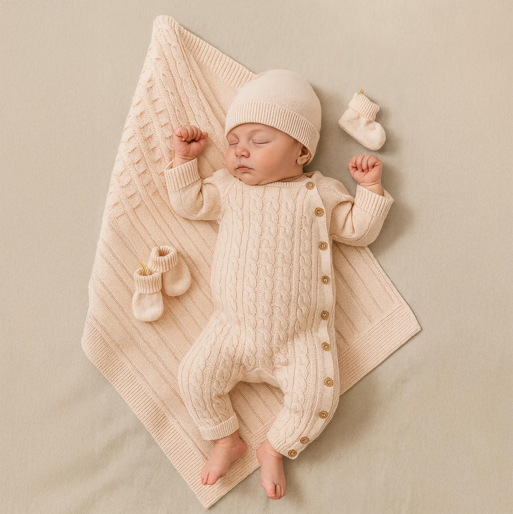 homecoming dress for newborn THA Dressing Eden Newborn Homecoming Outfit Set main image 0