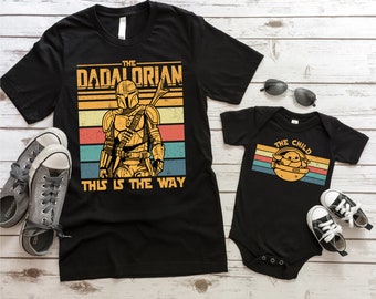 The Dadalorian Shirt, Star Wars Papa und Baby passendes T-Shirt, Star Wars Papa Shirt, Star Wars The Child Pullover