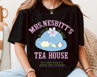 Funny Tea Party Shirt, Retro Doll Character Tee, Vintage Tea House Sweatshirt, Quirky Humor Shirt, Playful Costume Inspired Outfit