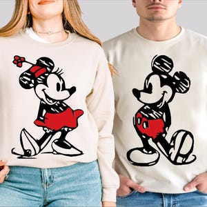 Mickey & Minnie Shirts, Magic Kingdom Couple Shirts, Family Shirt, 2025 Vacation Shirt, Disney Trip Shirt, Disney Matching, Valentine&#39;s