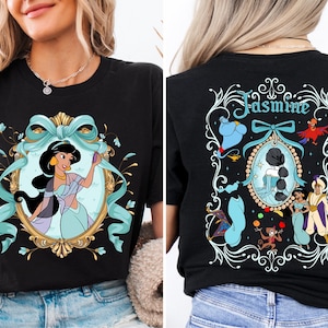Chemise jasmin Disney, sweat-shirt princesse jasmin, chemise Aladdin, t-shirt princesse Disney, chemise jasmin Alladin, t-shirt voyage pour filles Disney