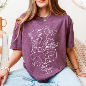 Disney Simba And Mufasa Shirt, Father Lion Sweater, Disney Lion King Dad And Son T-shirt, Father Day Shirt, Disneyland Family Trip Tee