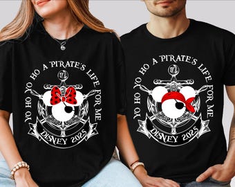 Pirate Cruise Shirt, Minnie Mickey Pirate T-shirt, Magic Kingdom Hoodie, Minnie Pirate Sweater, Mickey Pirate Hoodie