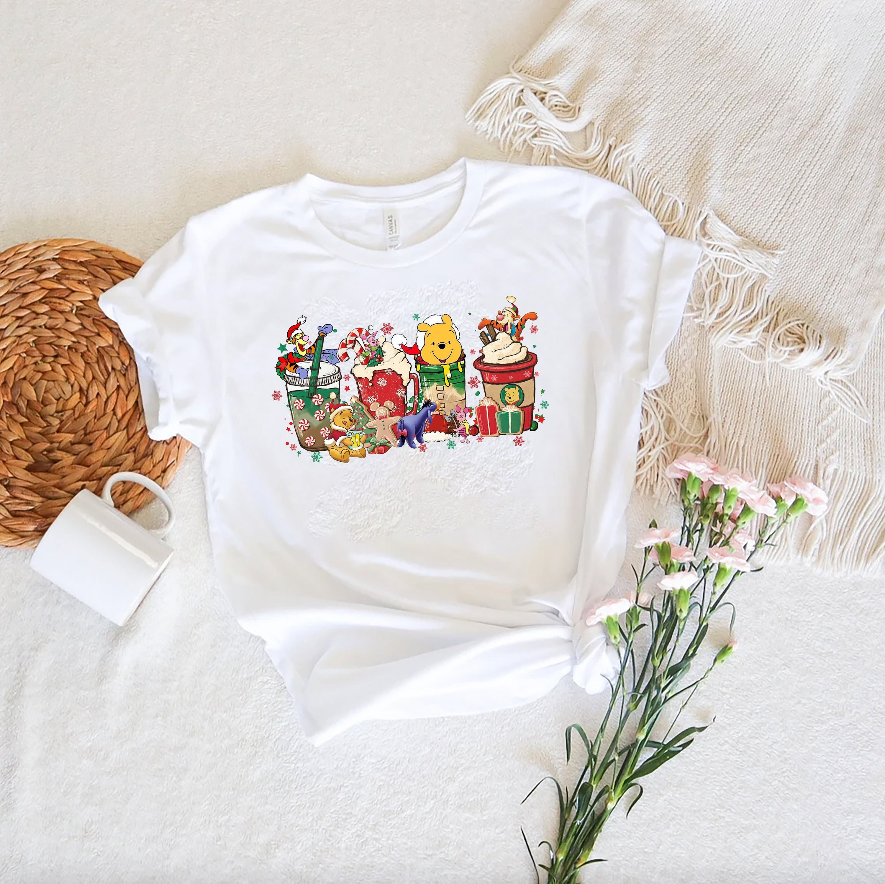 Discover Winnie The Pooh Christmas Coffee Shirt, Christmas Coffee Shirt