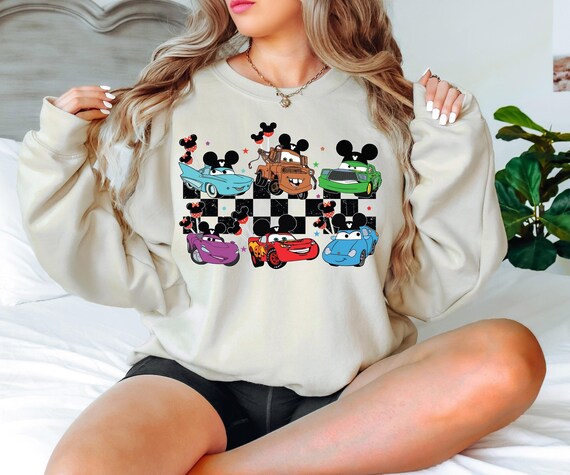 Disney Pixar Cars T-shirt, Disney Cars Shirt, Lightning McQueen T-shirt, Disney Matching Shirt, Mouse Ears Sweater, Walt Disney World Tee