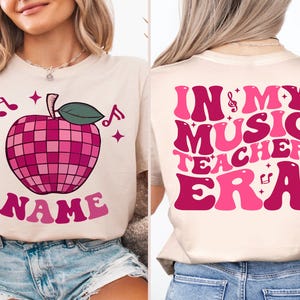 In My Music Teacher Era Shirt, Music Teacher Sweatshirt, Music Teacher Gifts, Music Educator Tee, School Music Teacher Shirt