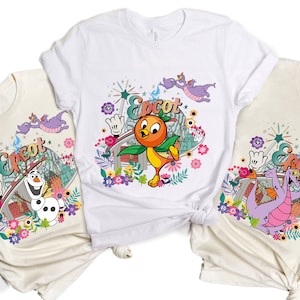 Flower Garden Festival 2025 Shirt, Purple Dragon Tee, Magic Kingdom Olaf Shirt, Orange Bird Sweatshirt, Figment Epcot Tee, Disneyland Shirt