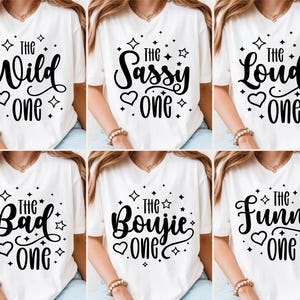 Best friends Shirt, Girls Trip T-Shirt, Bachelorette Party Shirts, Hen Party Shirts, Girls Party Shirts, The Sassy One Shirt, The Wild One