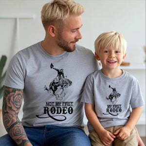 My First Rodeo Shirt, Rodeo Family T-shirt, Not My First Rodeo Shirt, Rodeo Sweater, Matching Rodeo Shirts, Rodeo Tee, Group Rodeo Hoodie