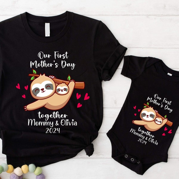 First Mother's Day Shirt, Mom Baby Tee, Mama Daughter Shirt, 1st Mother's Day Shirt