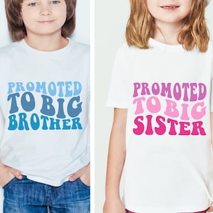 Promoted To Big Brother Shirt, Promoted To Big Sister Tee, Big Brother Shirt, Brother To Be T-shirt, Sister To Be Shirt, Family Sweatshirt
