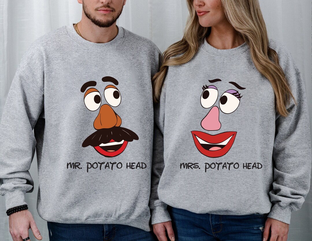 Mr. Potato and Mrs. Potato Head, Thanksgiving Couple T-shirt, Fall Family  Matching Sweatshirt, Disney Thankful Shirt, Disney Couple Fall Tee - Etsy