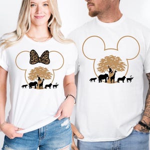 Mickey And Minnie Safari Animal Kingdom Tee, Disney Family Shirt, Animal Kingdom Sweatshirt, Disneyworld Shirt, Disney Couple Tee