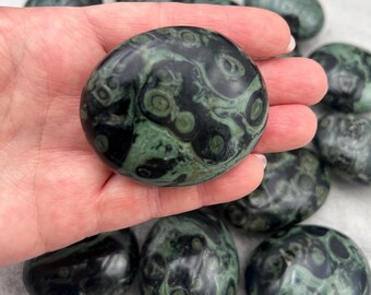 Kambaba Jasper Palm Stones / Choose Your 2+ Inch Crystal Palmstone from Madagascar