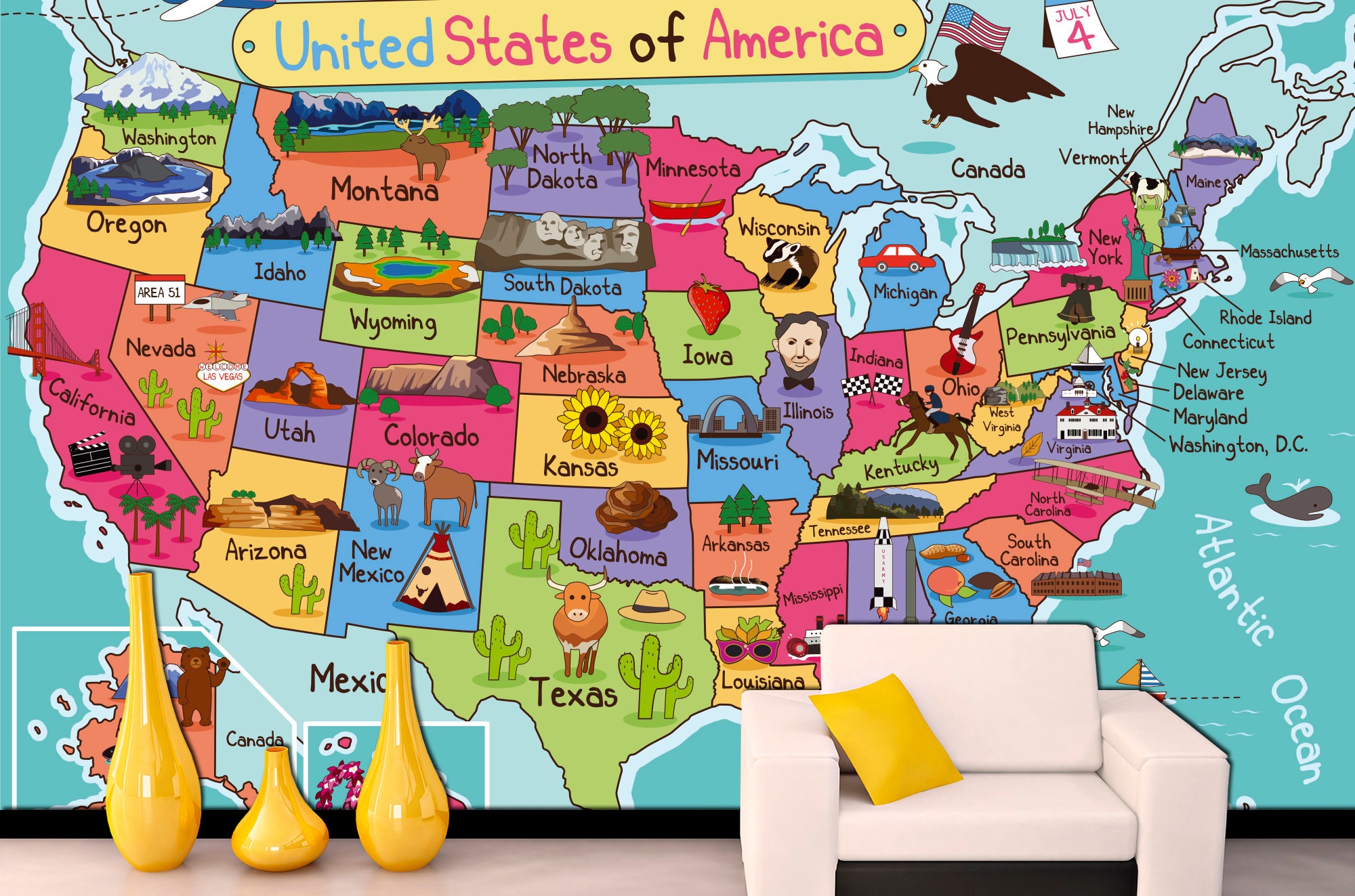 Fondo Del Mapa De Los Estados Unidos Mapa De Los Estados Unidos Con